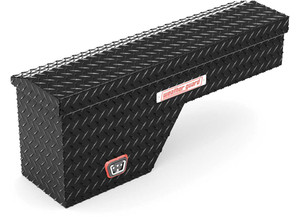 Weather Guard - Aluminum Driver Side Wheel Well Box 3.4 Cu Ft  Gloss Black Finish - 172-5-04