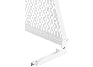 Weather Guard - Fullsize Headache Rack Mounting Kit 61.5in62.0in Steel Frame Brite White Armor Tuf Powdercoat - 4445
