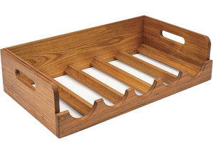 Whitecap - Teak Five Wine Bottle Holder/ Tray - 60239