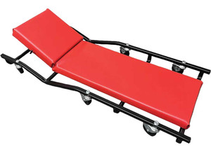 Whiteside - Adjustable Professional Creeper Red Vinyl - MTLV6ADJ