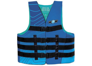 WOW Watersports - Polyester Life Vestslarge/xlarge Blue - 24-WLV-5637