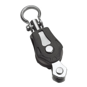 Barton Marine Size 0 20mm Plain Bearing Pulley Block Single Swivel &amp; Becket - N00131