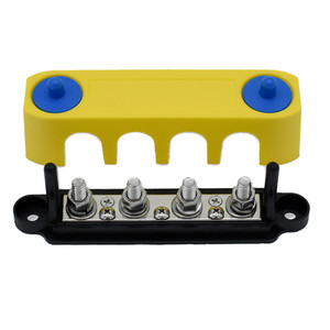 Bluewater Common Stud 4 Gang Negative Busbar Terminal Block - 313756-B-023