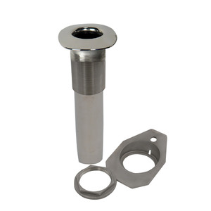 C.E. Smith Screwless Flush Mount Rod Holder - 0 Degree - Black Liner - No Logo - 53676