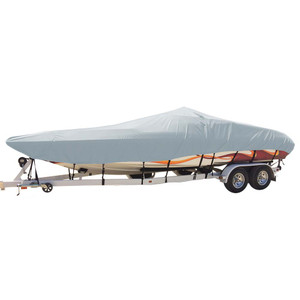 Carver Sun-DURA&reg; Styled-to-Fit Boat Cover f/21.5' Day Cruiser Boats - Grey - 74421S-11