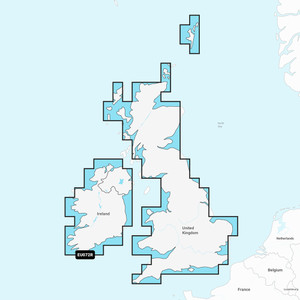 Garmin Navionics+ NSEU072R - U.K. &amp; Ireland Lakes &amp; Rivers - Marine Chart - 010-C1267-20