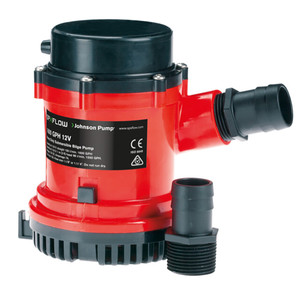 Johnson Pump 1600 GPH Bilge Pump 1-1/8" Hose 12V - 16004-00