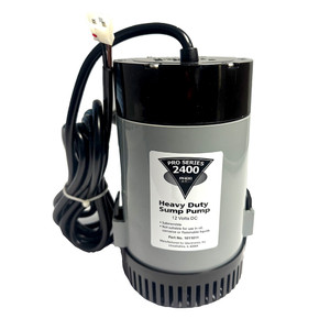 Johnson Pump Pro Series 2400 GPH Sump Pump / Utility Pump - 12V - 2400GPH w/10' Lift, 1.5" Discharge - 1011011