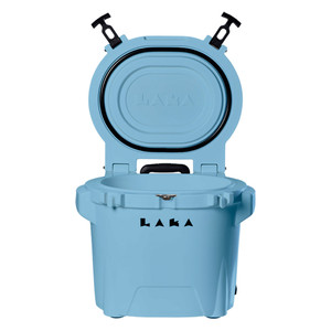 LAKA Coolers 30 Qt Cooler w/Telescoping Handle &amp; Wheels - Blue - 1080