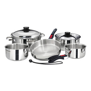 Magma 10 Piece Induction Cookware Set - Stainless Steel - A10-360L-IND