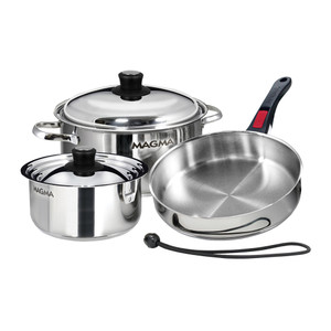 Magma 7 Piece Induction Cookware Set - Stainless Steel  - A10-362-IND