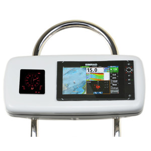 NavPod GP2040-13 SystemPod Pre-Cut f/Simrad NSS9 evo2 or B&G Zeus² 9 & 1 Instrument f/12" Wide Guard - GP2040-13