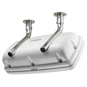 NavPod SystemPod Pre-Cut Simrad GO9/B&amp;G Vulcan9 &amp; 1 Instrument (Simrad IS42/B&amp;G Triton&sup2;/AP44 Square Hole) f/9.5" Wide Guard - GP1040-42