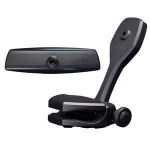 PTM Watersports Mirror/Bracket Kit w/VR-140 PRO Mirror &amp; ZXR-361 (Black) - P12848-2361TEBBK