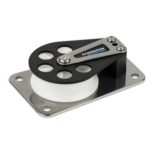 Schaefer Series 7 Flat Base/Aluminum Cheek/Delrin Sheave - 704-11