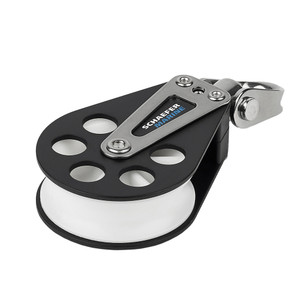 Schaefer Single Aluminum Block - 60mm Sheave - 704-05