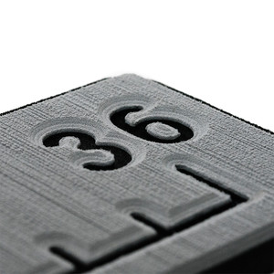 SeaDek 36&rdquo; Routed Ruler - 6mm - Brushed Texture - Storm Grey/Black - 53583-80066