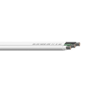 Sea-Dog 10/3 AWG Flat Triplex Wire - White/Green/Black - 300' - 8010305