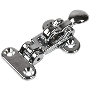 Sea-Dog Anti-Rattle Latch - Sand-Cast Chrome-Plated Brass - 222110-1