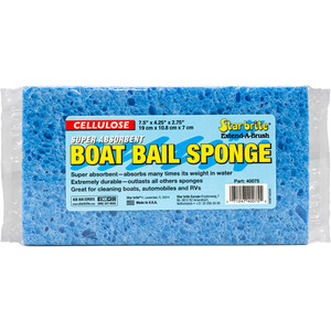 Star brite Super Absorbent Cellulose Bail Sponge XL - 7.5" x 4.25" x 2.75" - 40075