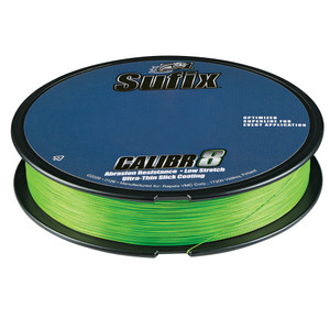 Sufix Calibr8 Braid 300yds 30lb - Neon Lime - 694-130L