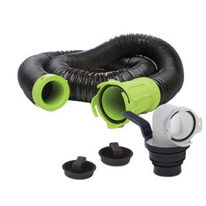 Thetford Titan Premium 15' Sewer Hose Kit w/Universal Bayonet Connection &amp; 5-in-1 Sewer Adapter w/Handle - 17853