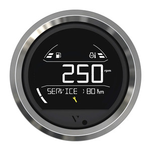 Veratron VL Digital 85 w/Triangular Chrome Bezel - B00205803