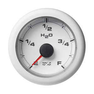 Veratron 52MM (2-1/16") OceanLink Waste Water Gauge - White Dial &amp; Bezel - A2C1065900001