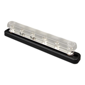 Victron Busbar 150A 6P &amp; Cover 6X 1/4" Terminals - VBB115060020