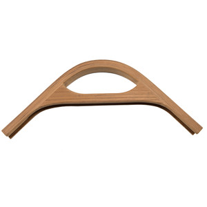 Whitecap Teak Track Corner w/Hand Hold Molding - 3/4" - 60805