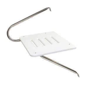 Whitecap White Poly Swim Platform f/Outboad Motors - 67900