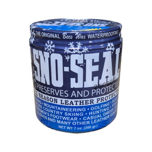 Atsko Sno-seal Original Beeswax Waterproofing Seasonal Leather Protection (7 Oz. Jar) - 1330