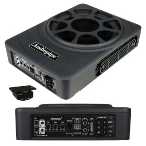 Audiopipe 10" Low Profile Amplfied Subwoofer 500 Watts Max/250 Watts Rms 2 Ohm Mono - APLP-1030