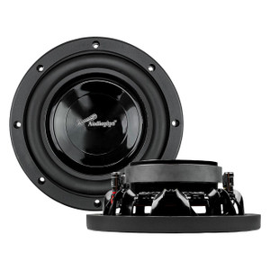 Audiopipe 8" Shallow Mount Subwoofer 150w Rms/300w Max Dual 4 Ohm Voice Coils - TS-FA800