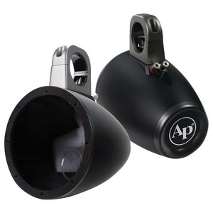 Audiopipe Marine 8" Wakeboard Tower (empty) Speaker Enclosures Black (pair) - APMP-800ETW