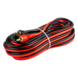 Audiopipe Oxygen Free 12' Rca Cable With Gold Connectors - AMFV-12