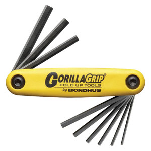 Bondhus Gorillagrip Foldup Hex Tool: Sae (9 Tips) - 12591