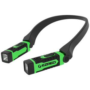 Ez Red Anywear Rechargeable Neck Light For Hands-free Lighting Green - NK15-GR