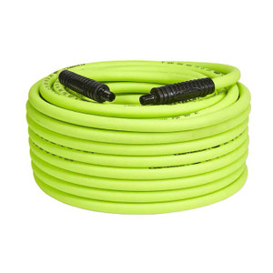 Flexzilla Air Hose 3/8in X 100ft 1/4in Mnpt Fittings - HFZ38100YW2