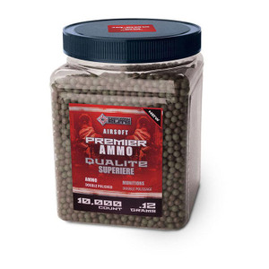 Game Face Premier 6mm Airsoft .12 Gram - 10000 Count (brown/black Camo) - ASP10K12