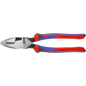 Knipex High Leverage Linemans Pliers New England Head (9-1/2") - 0902240SBA