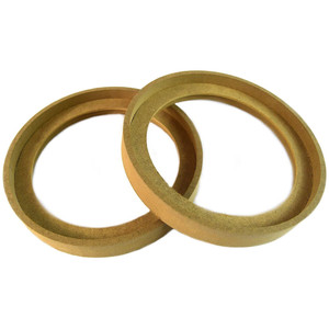 Nippon Mdf Speaker Ring With Recess With Bezel: 6-1/2" X 3/4" Extension (pair) - RING65BZ