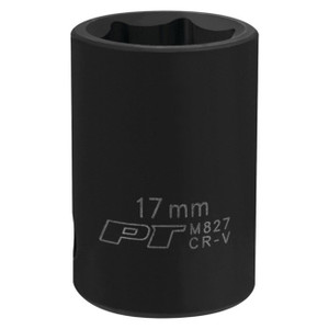 Performance Tool 1/2" Drive 17mm 6-point Impact Socket