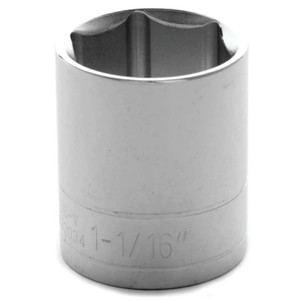 Performance Tool 1/2" Drive 6-point Sae 1-1/16" Socket