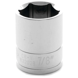 Performance Tool 1/2" Drive 6-point Sae 7/8" Socket
