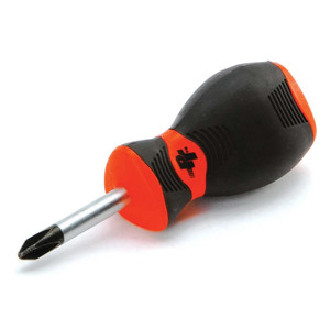 Performance Tool 1-1/2" Phillips Stubby Screwdriver With Magnetic Tip - Ph #2