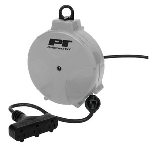 Performance Tool 20' 18ga Retractable Cord Reel