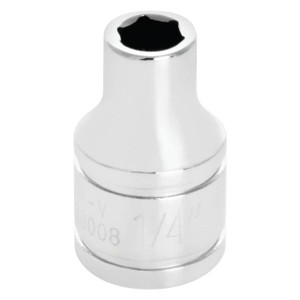 Performance Tool 3/8" Drive 1/4" Sae 6-point Socket