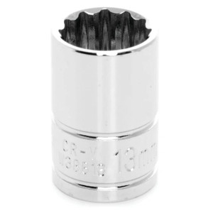 Performance Tool 3/8" Drive 13mm Metric 12-point Socket