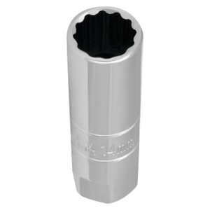 Performance Tool 3/8" Drive 14mm 12-point Spark Plug Socket